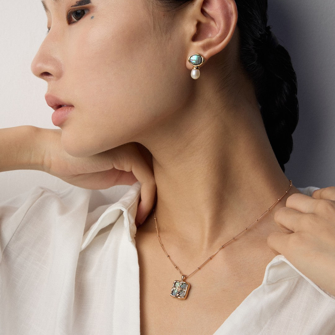 Rainbow Shell Jewelry Set