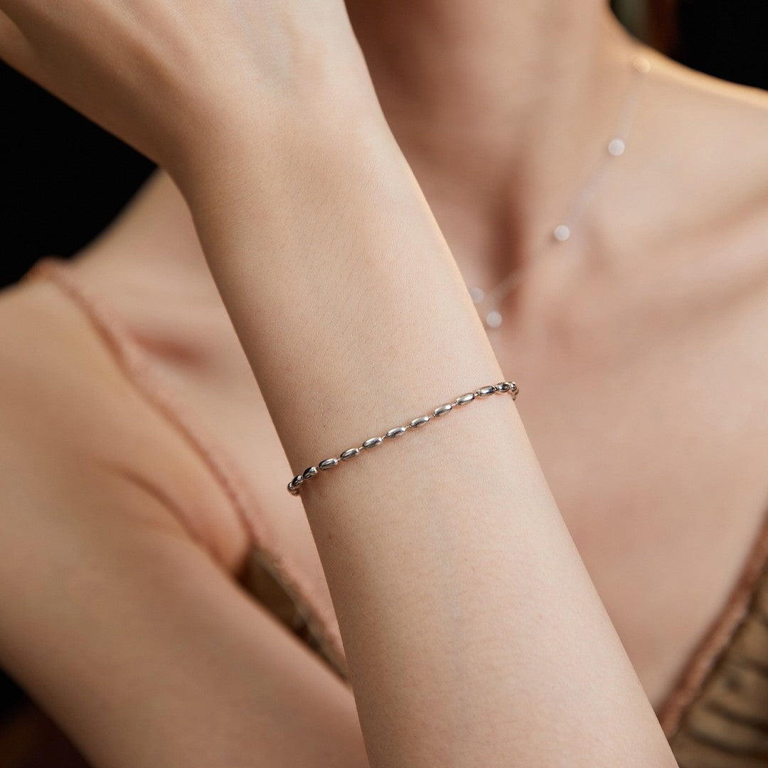 Plain Silver Bracelet