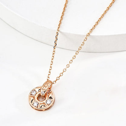 Lucky Wheel Pendant Necklace