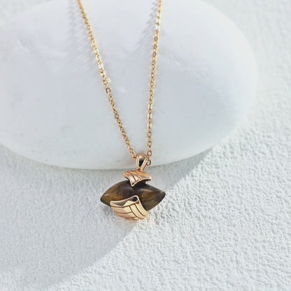 Tiger-Eye Stone Jewelry Set