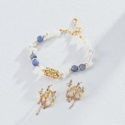 Aventurine＆Pearl Bracelet