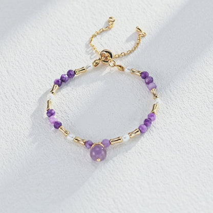 Amethyst＆Pearl Bracelet