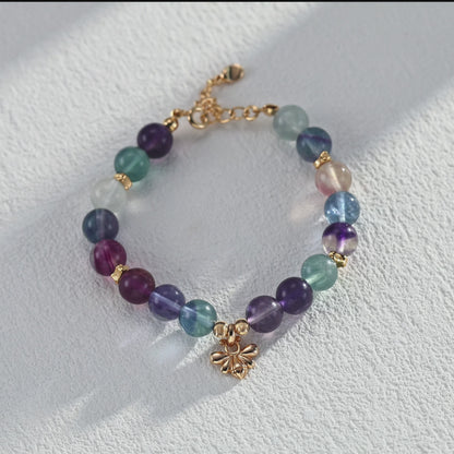 Multicolor Fluorite Bracelet