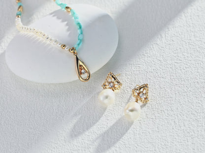 Pearl＆Zircon Jewelry Set Ⅱ