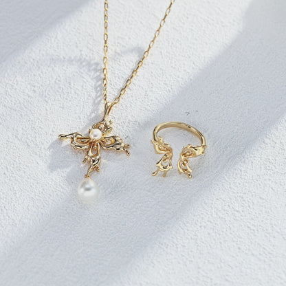 Butterfly Shaped Pendant Necklace