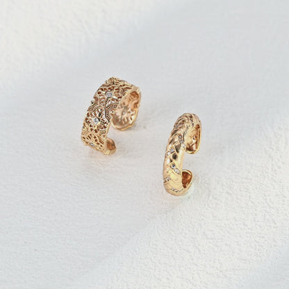 Engraved Zircon Ring Ⅲ